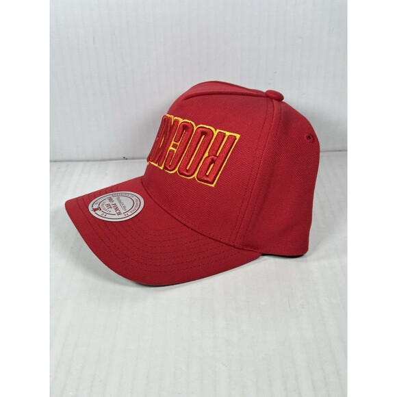 Mitchell & Ness Houston Rockets NBA Upside Down Snapback HWC Hat Cap Red - OSFA - Picture 3 of 5